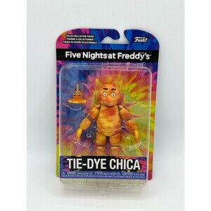 Funko Five Nights at Freddy's Funko Tie-Dye Chica 5" Action Figure w/ Mr Cupcake